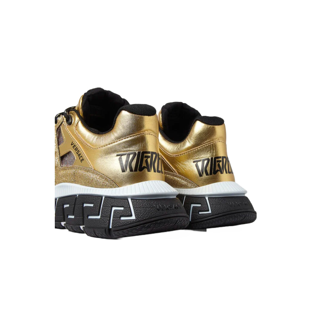 VERSACE TRIGRECA RUNNERS GOLD/MULTICOLOR/GLITTER