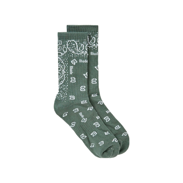 RHUDE BANDANA JAQUARD SOCKS