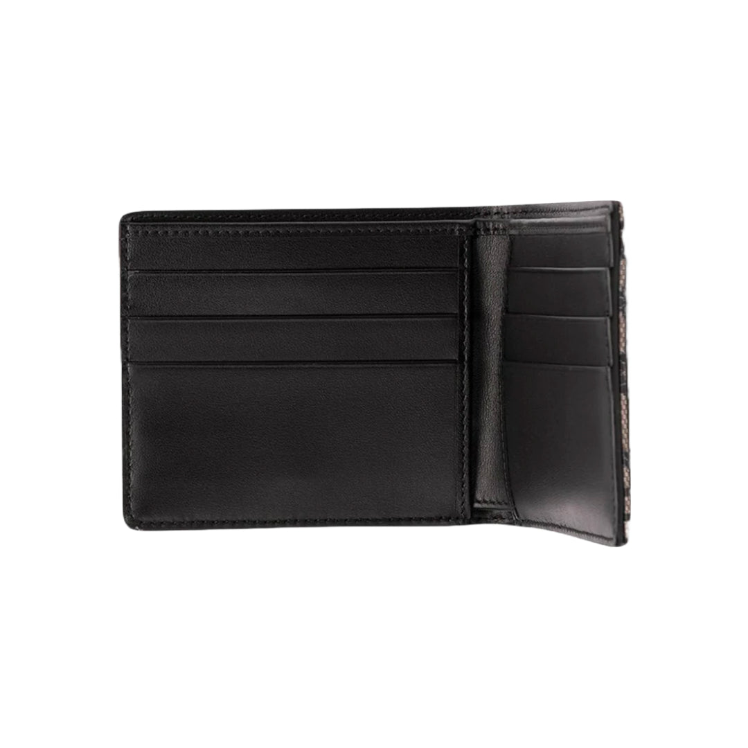 DOLCE & GABBANA BIFOLD WALLET BROWN/BLACK