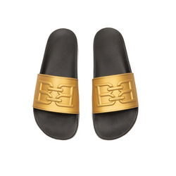 BALLY SCOTTY MENS RUBBER SANDALS IN GOLD