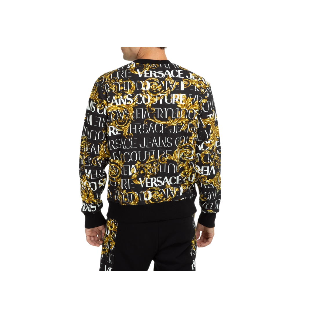 VERSACE JEANS COUTURE LOGO PRINT SWEATSHIRT