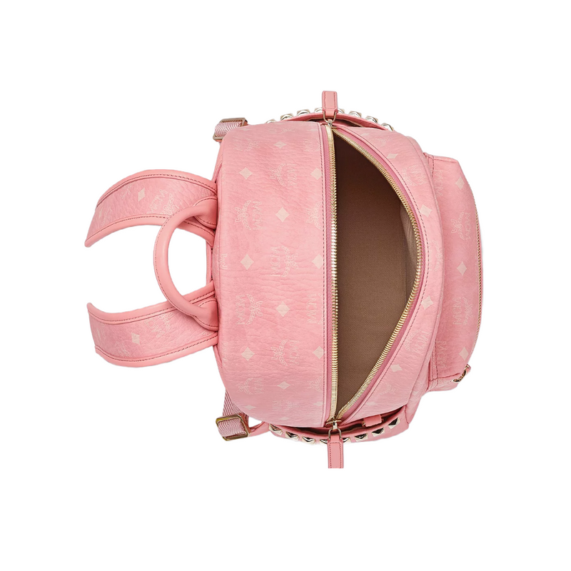 Mcm Mini Stark Bebe Boo Backpack - Pink