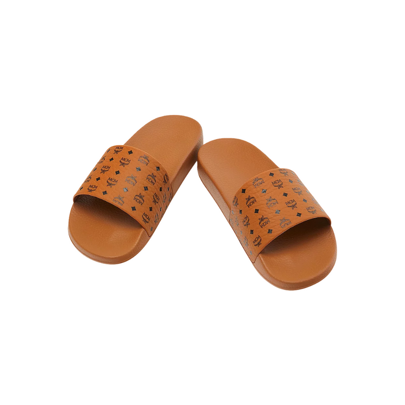 Mcm cognac slides discount