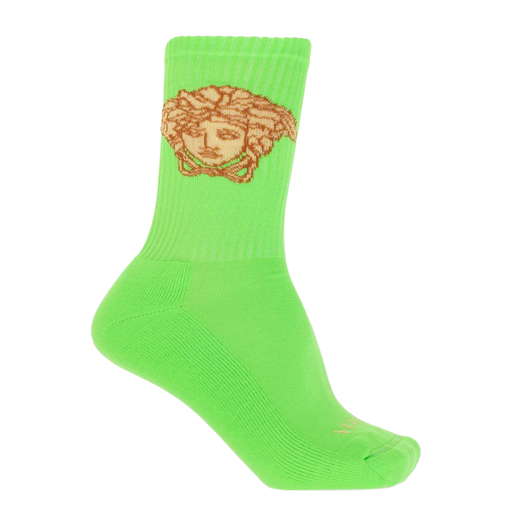 VERSACE MEDUSA HEAD CREW SOCKS