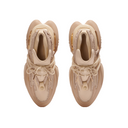 BALMAIN UNICORN LOW TOP TRAINERS IN NEOPRENE AND LEATHER BEIGE