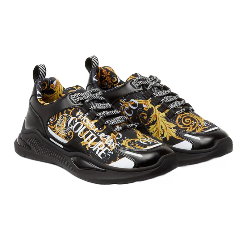 VERSACE COUTURE LEVION LOGO COUTURE SNEAKERS