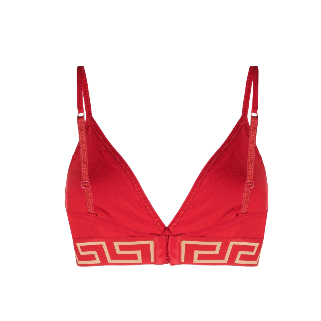 VERSACE GRECA BORDER BRALETTE