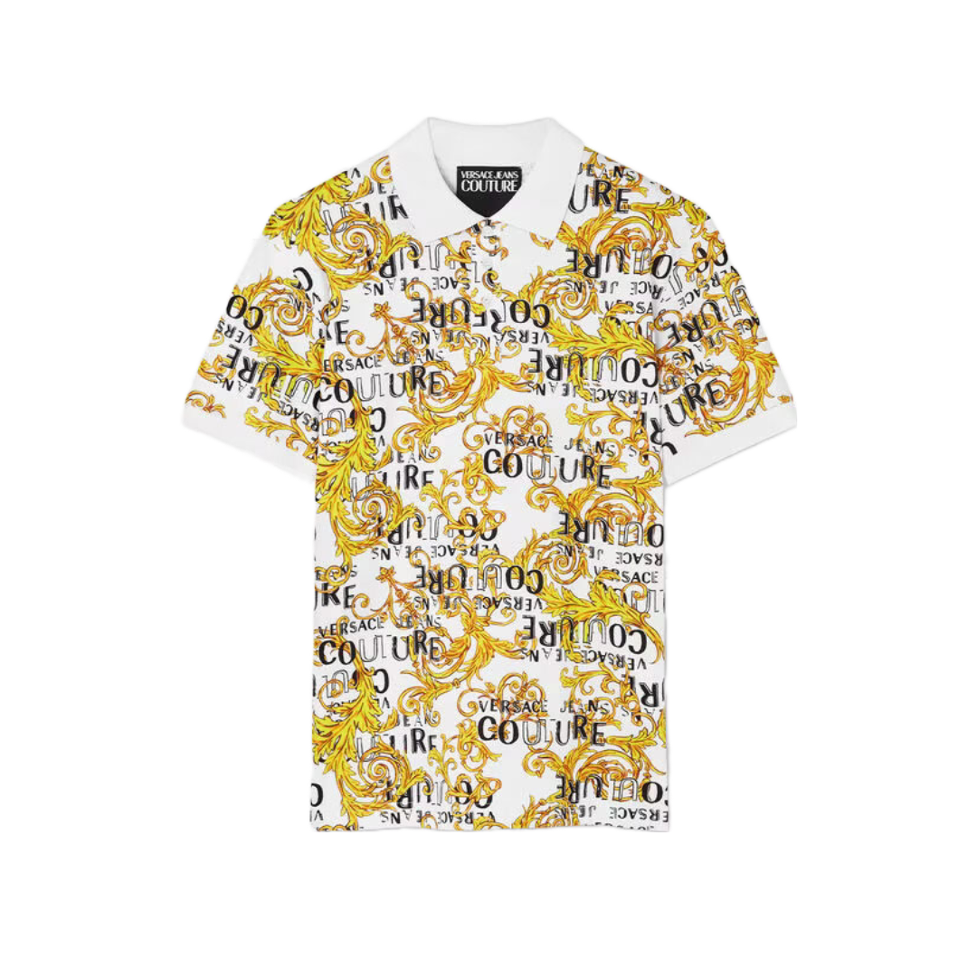 VERSACE COUTURE LOGO COUTURE POLO SHIRT