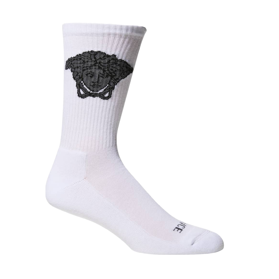 VERSACE MEDUSA HEAD CREW SOCKS