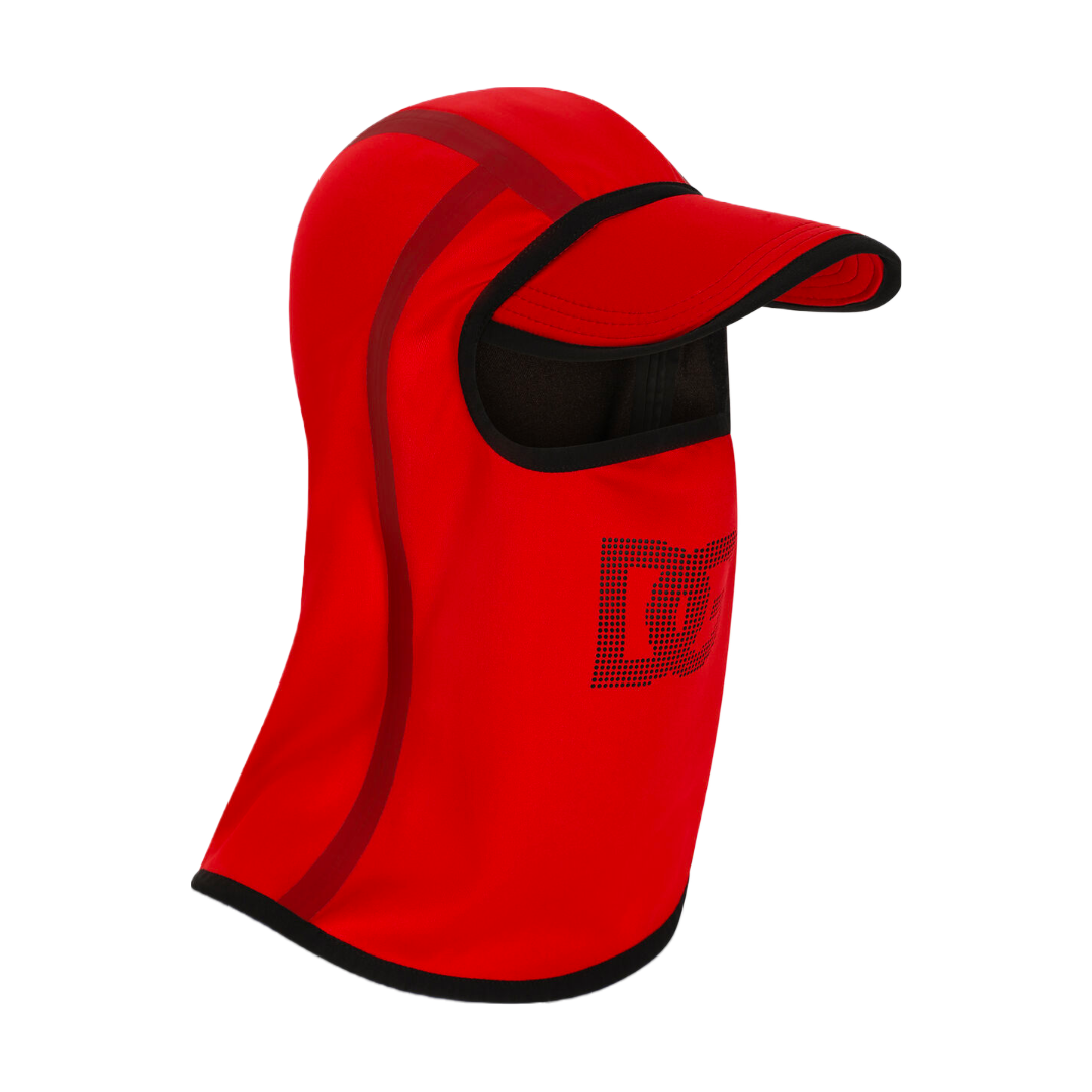 DOLCE & GABBANA BALACLAVA WITH LOGO RED