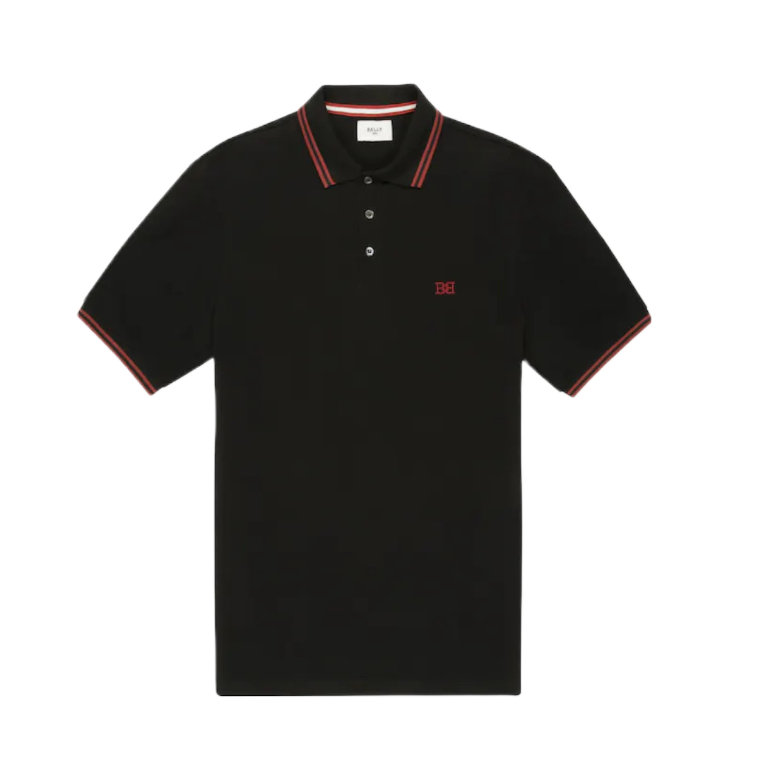 BALLY BALLY B-CHAIN  POLO BLACK