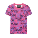 VERSACE JEANS COUTURE WOMENS LOGO COUTURE T-SHIRT