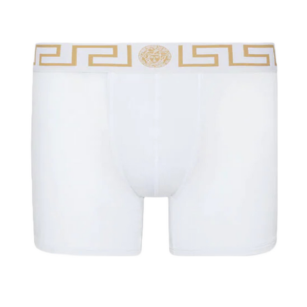 VERSACE GRECA BORDER LONG TRUNKS