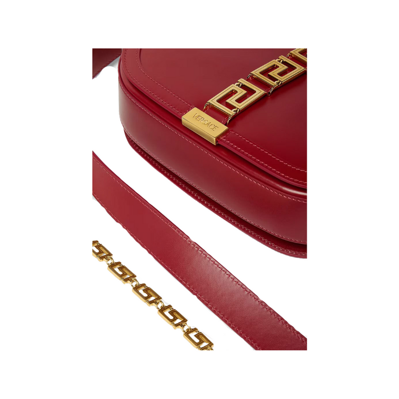 VERSACE GRECA GODDESS LARGE SHOULDER BAG PARADE RED – Enzo Clothing Store