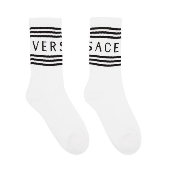 VERSACE MENS 90'S VINTAGE LOGO SOCKS