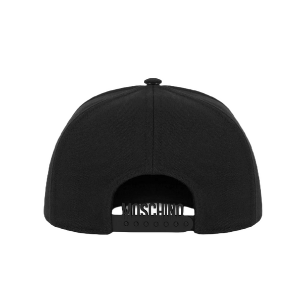 MOSCHINO LOGO EMBROIDERY CANVAS HAT