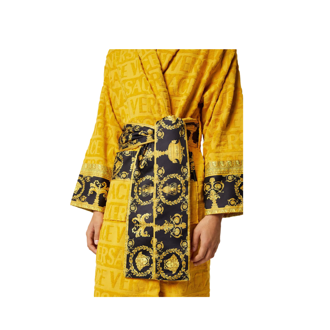 BAROQUE BATHROBE GOLD