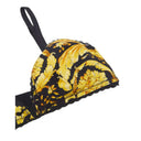VERSACE BAROCCO PRINT BRALETTE BLACK/GOLD