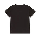 KIDS VERSACE  LOGO HEART PRINT T-SHIRT BLACK/ MULTICOLOR