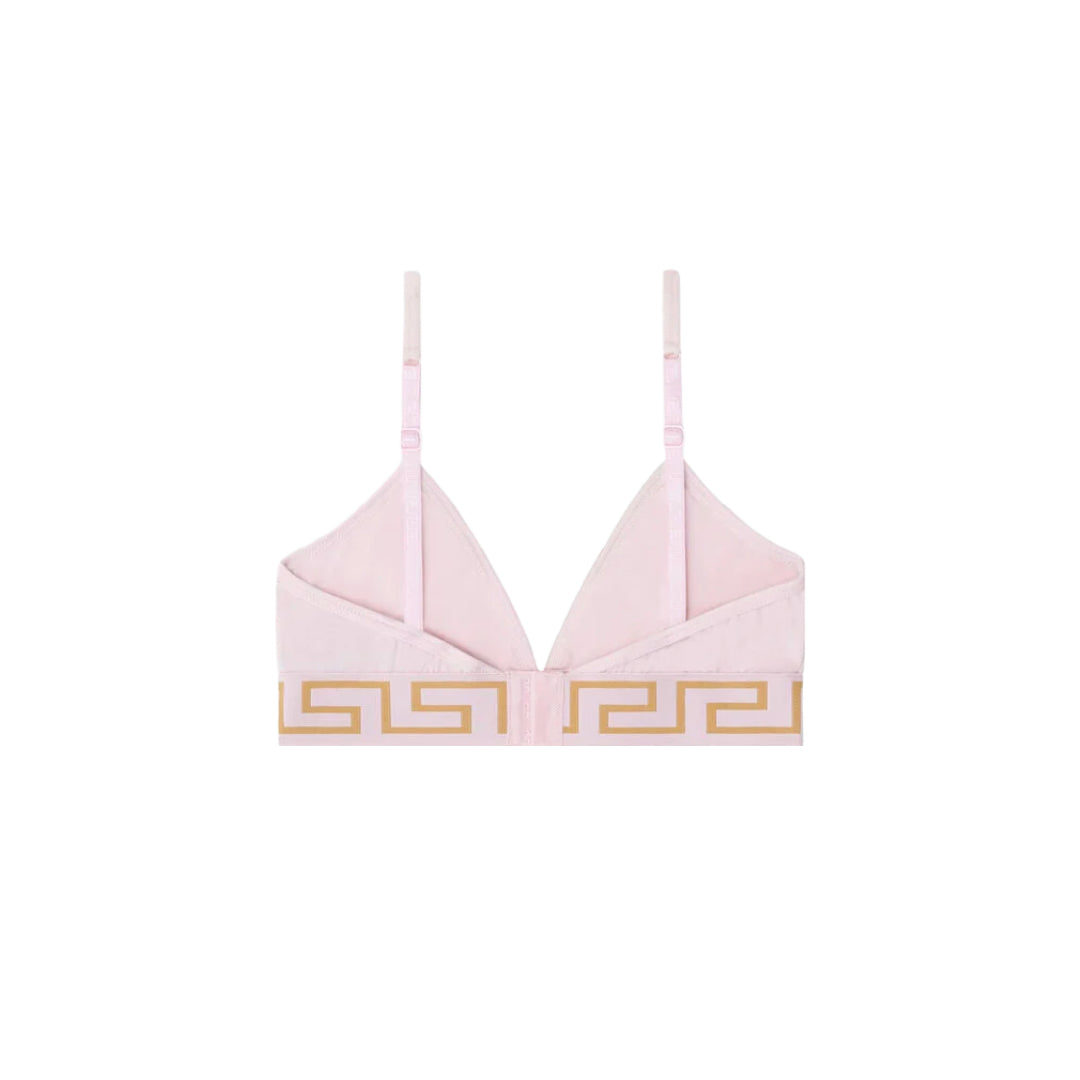 VERSACE GRECA BORDER TOP LIGHT PINK