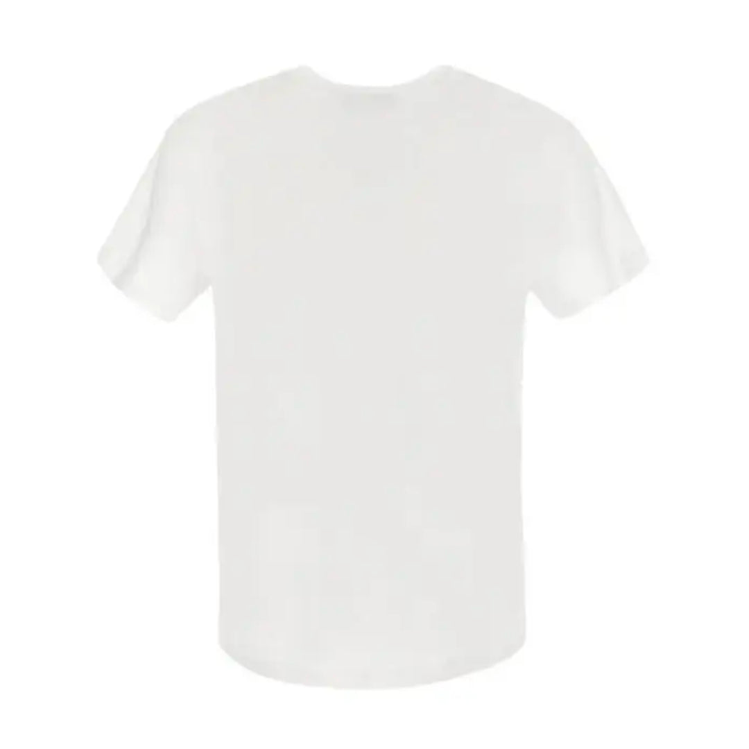 VERSACE JEANS COUTURE LOGO PRINT T-SHIRT WHITE/SLIVER