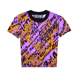 VERSACE JEANS COUTURE FERMO PRINT LOGO T-SHIRT