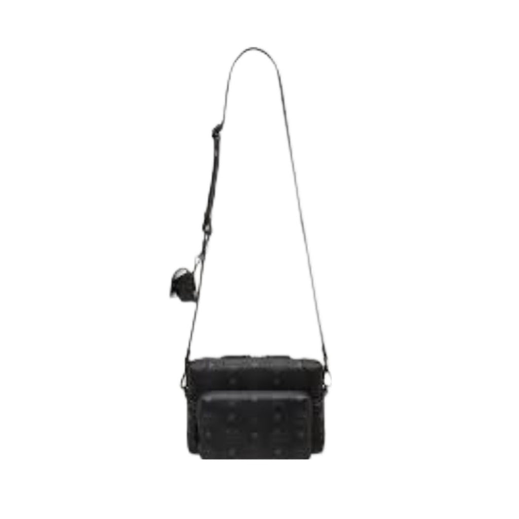 Small Klassik Messenger Bag in Visetos Black