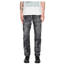 PURPLE BRAND JACQUARD STRAIGHT JEANS BLACK/GREY