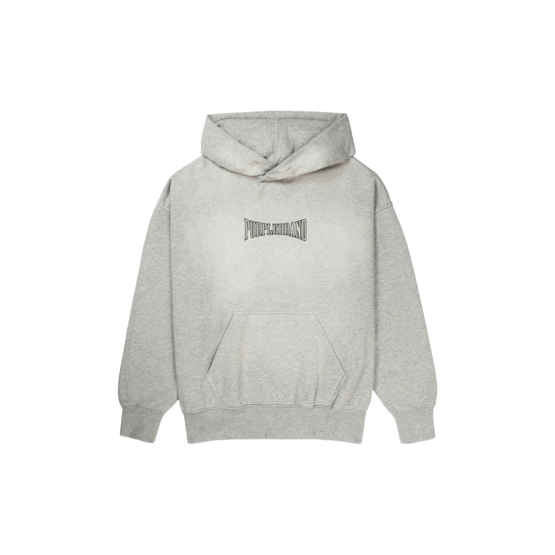 PURPLE BRAND HEAVYWEIGHT HOODIE GREY