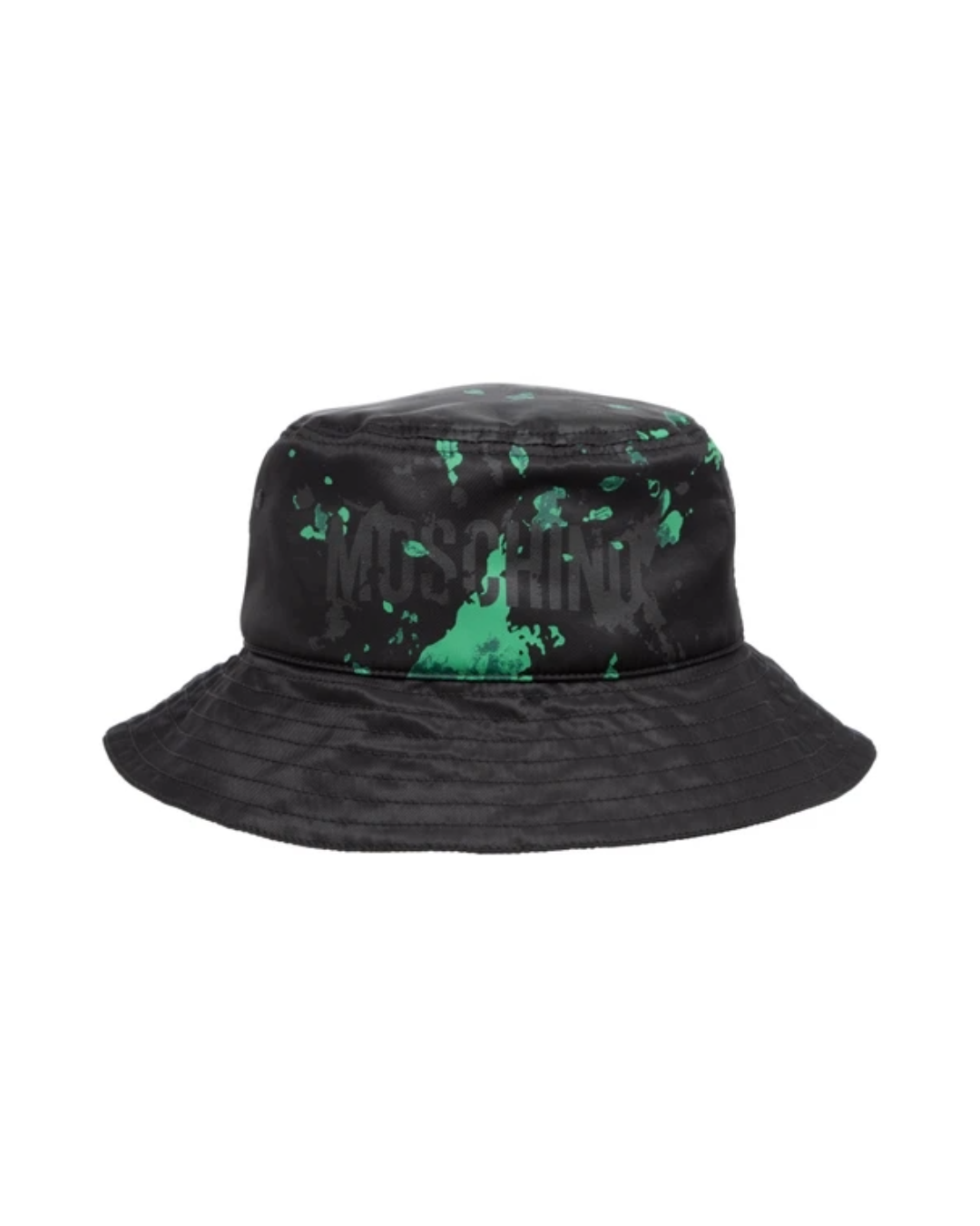 MOSCHINO BUCKET HAT BLACK/GREEN