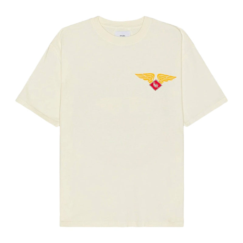 RHUDE WORLDWIDE TEE VTG WHITE