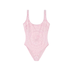 VERSACE BAROCCO ONE-PIECE SWIMSUIT PALE PINK