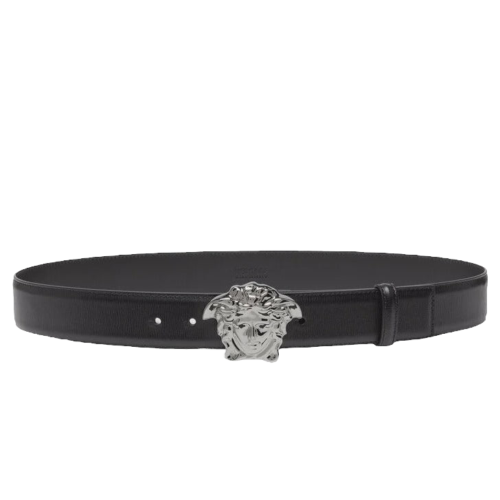 Versace - Medusa-buckle Belt - Men - Leather - 115 - Black
