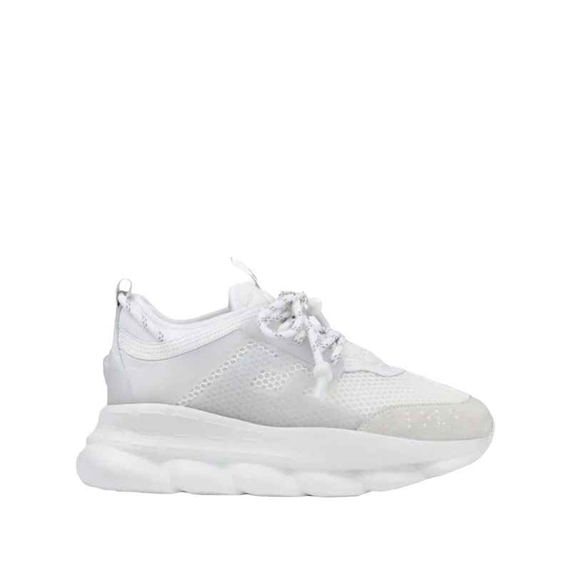 VERSACE CHAIN REACTION SNEAKERS-WHITE