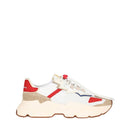 DOLCE & GABBANA MIXED-MATERIALS DAYMASTER SNEAKERS MULTICOLOR