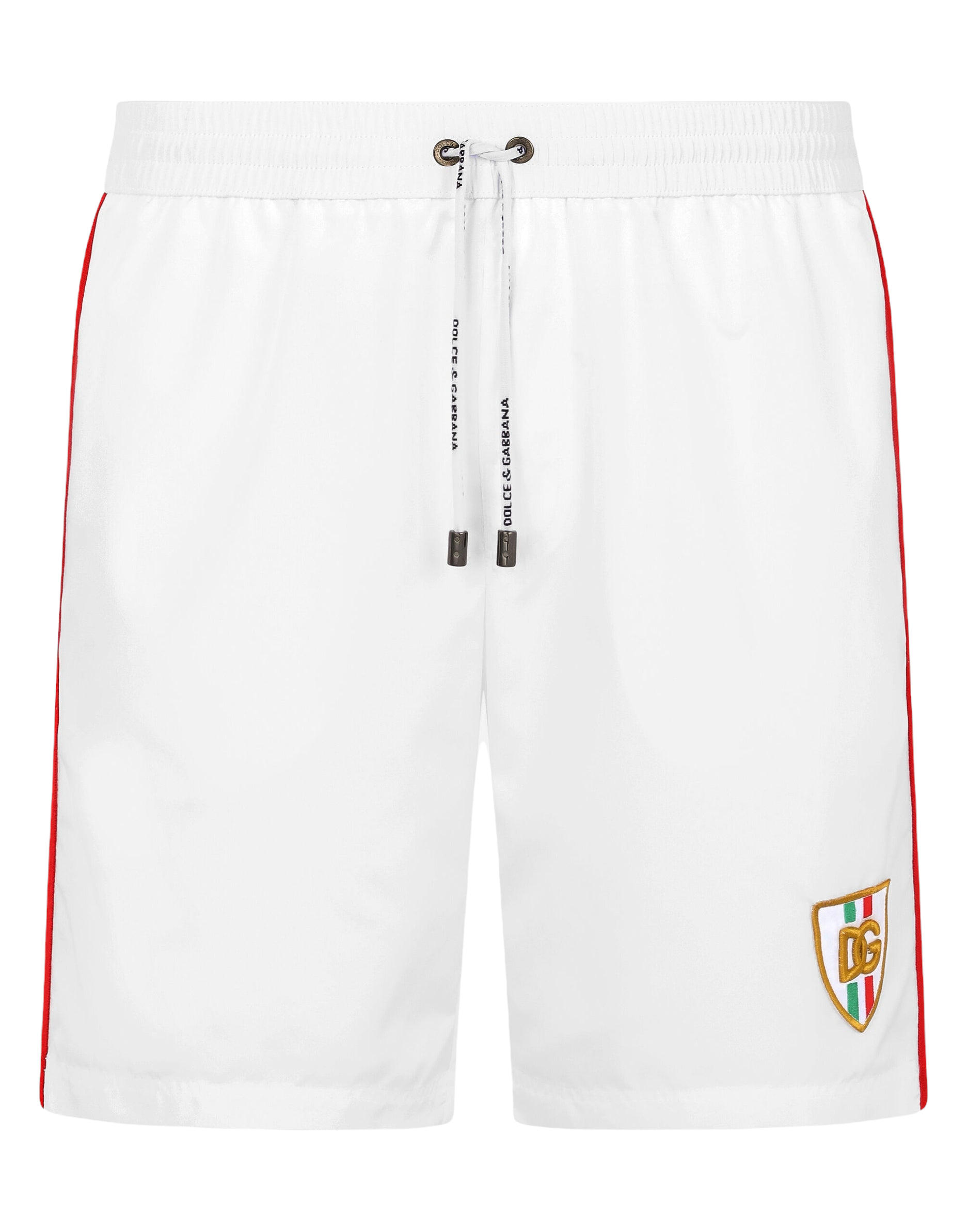 DOLCE &GABBANA Mid-length swim trunks with DG patch