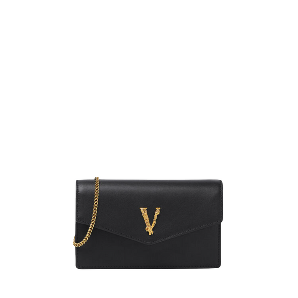 VERSACE VIRTUS POUCH BLACK-GOLD