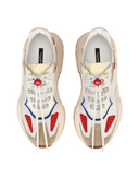 DOLCE & GABBANA MIXED-MATERIALS DAYMASTER SNEAKERS MULTICOLOR
