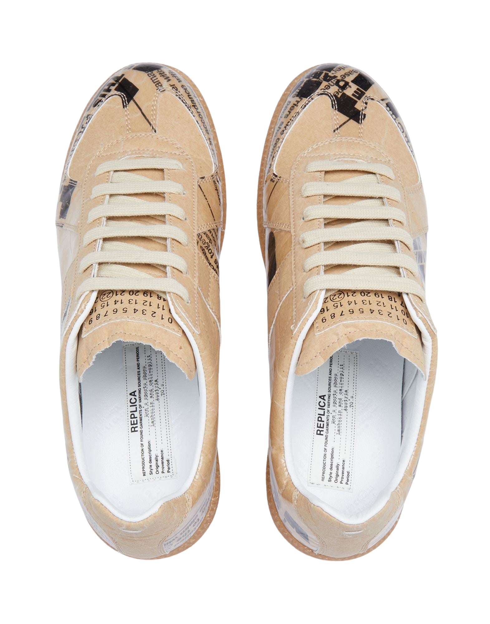 MAISON MARGIELA REPLICA SNEAKER BEIGE