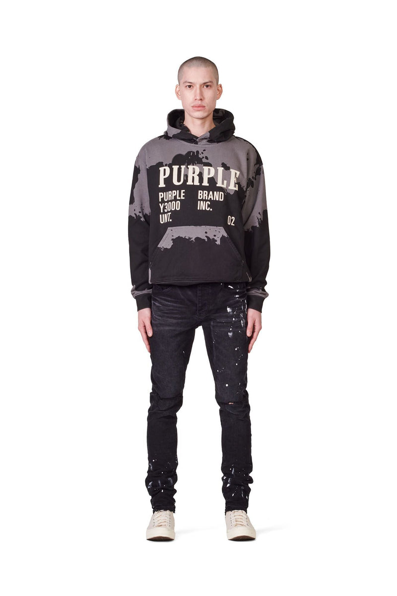 PURPLE BRAND P404 MONUMENT HOODIE - BLEACHED – Enzo Clothing Store