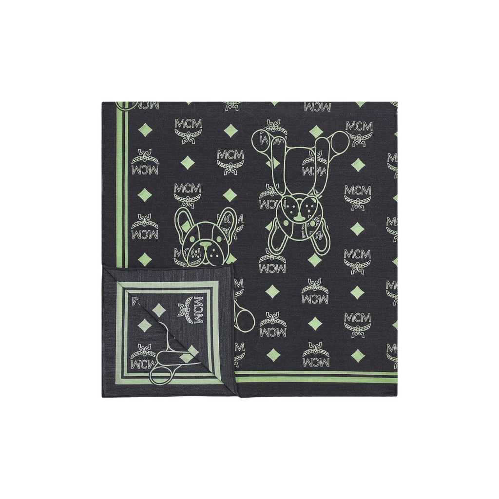 Mcm Bandana-Print Cotton-Silk Scarf