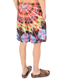 DOLCE &GABBANA Long swim trunks with illumination print