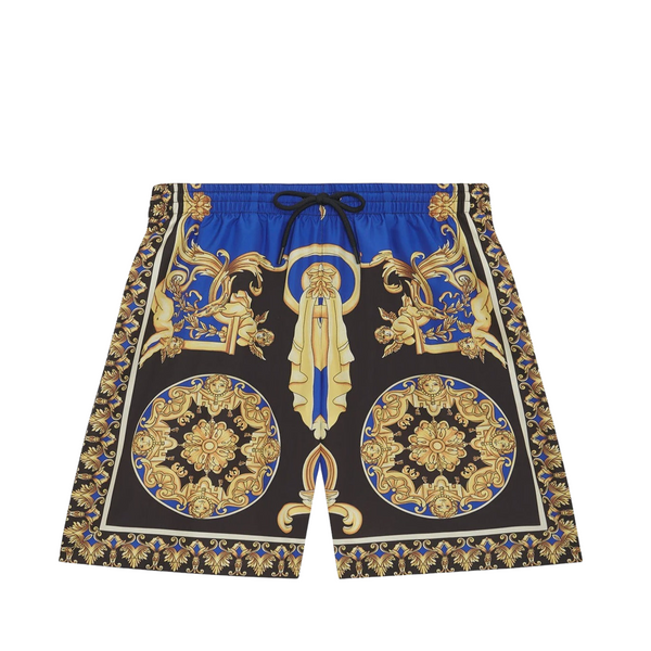 VERSACE LE POP CLASSIQUE PRINT MID-LENGTH SWIM SHORTS