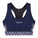 VERSACE LA GRECA SPORTS BRA LILAC-BLUE