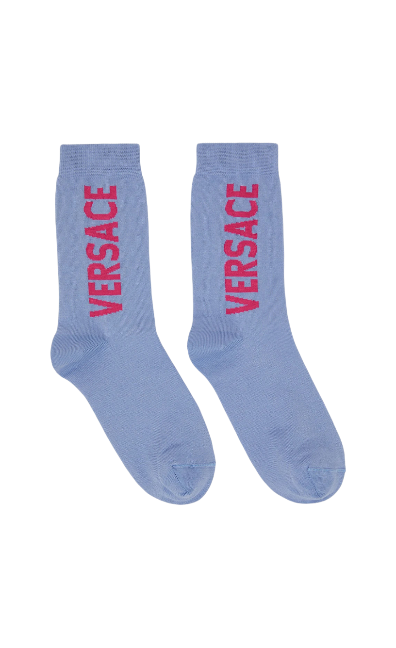 VERSACE SOCKS WITH VERSACE LOGO