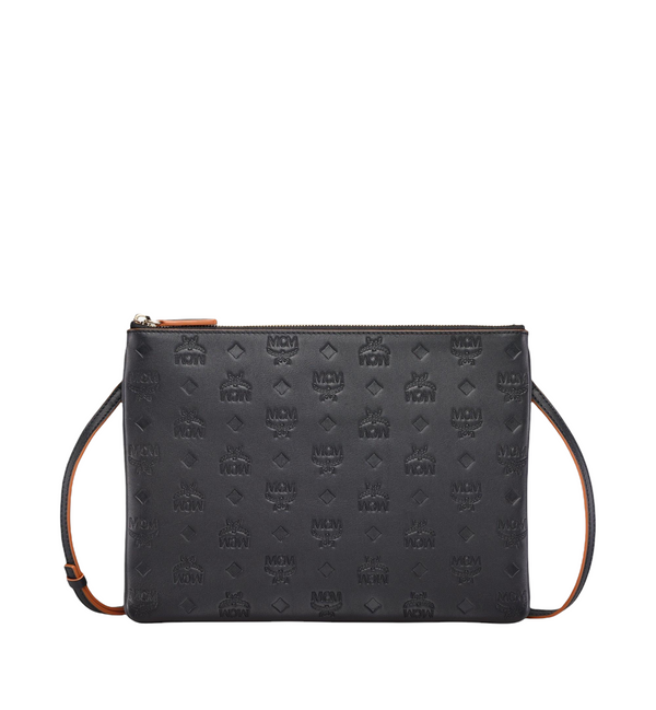 MCM KLARA CROSSBODY POUCH IN MONOGRAMMED LEAHTER