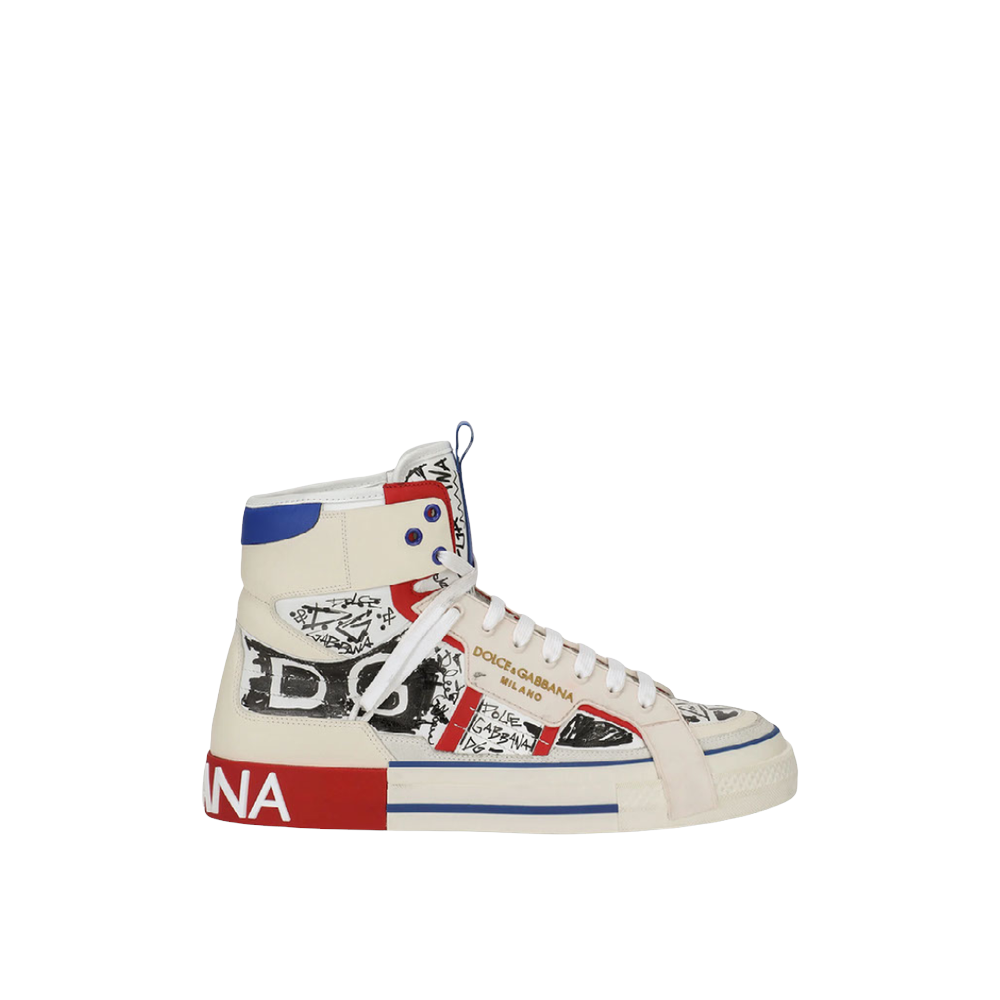 Dolce and gabbana high top sneakers discount