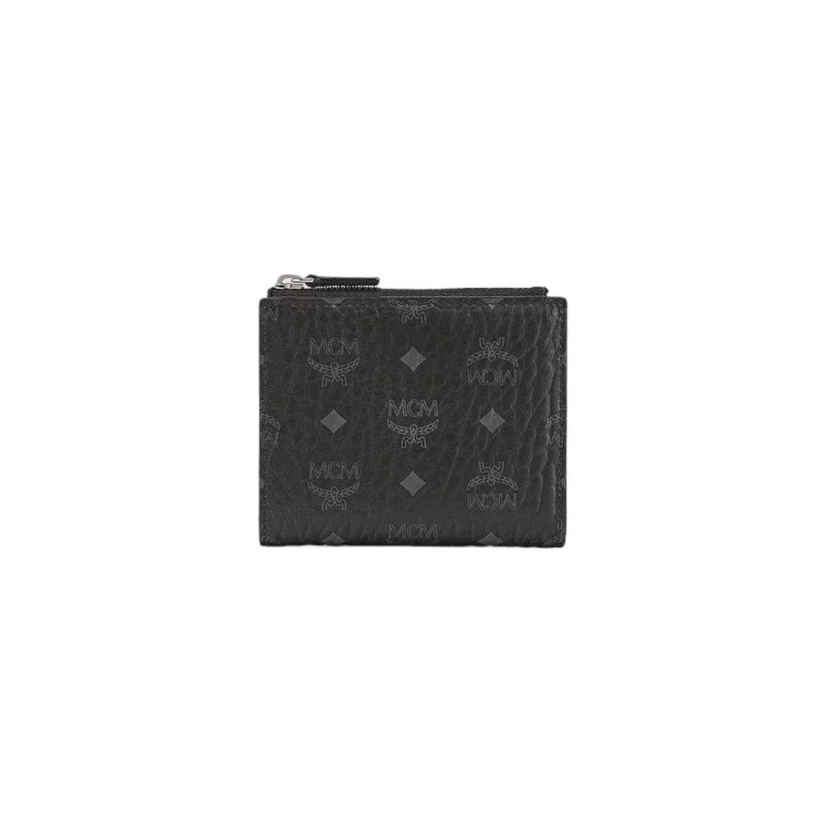 MCM MINI BIFOLD SNAP WALLET VISETOS BLACK