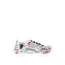 DOLCE & GABBANA MIXED-MATERIAL MILANO NS1 SNEAKER