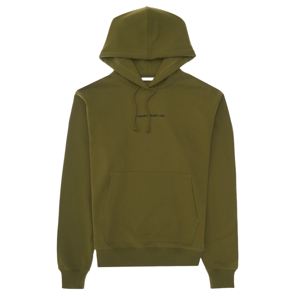 Green helmut top lang hoodie